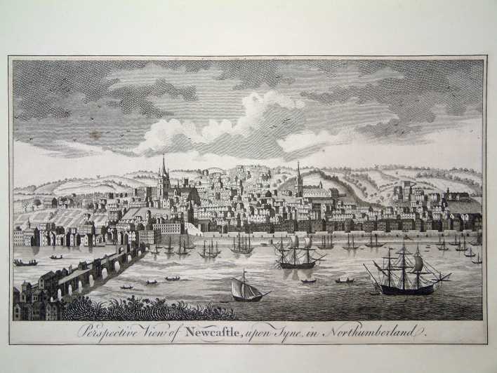 Perspective View of Newcastle, Upon Tyne, in Northumberland