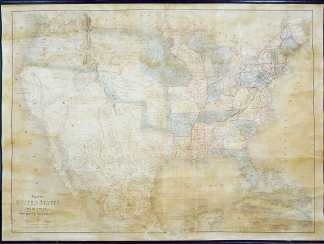Map of the United States of North America With parts of the Adjacent ...