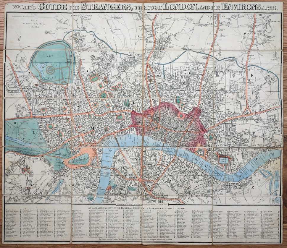 Wallis's Guide for Strangers, through London, and its Environs