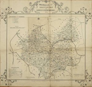 Melville & Co.s Directory Map of Leicestershire