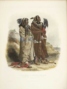 Sih-Chida & Mahchsi-Karehde, Mandan Indians