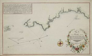 A Plan of the Situation and remarkable Manuvers [sic] of the English, and combin'd Fleets of France and Spain, during their stay in the Channel from Aug. 29th 1779. (the day the were first discover'd) to the 1st September following, when the lost sight of each other