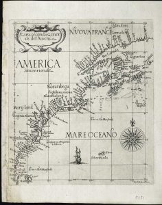 Carta Seconda Generale del' America