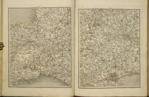 Cary's New Map of England and Wales, with part of Scotland. On which are carefully laid down All the Direct and Principal Cross Roads, the Course of the Rivers and navigable Canals, Cities, Market and Borough Towns, Parishes, and most considerable Hamlets, Parks, Forests & c.& c. Delineated from Actual Surveys; and materially assisted from Authentic Documents Liberally supplied by the Right Honourable the Post Masters General