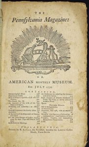 The Pennsylvania Magazine: or, American Monthly Museum. For July 1776.