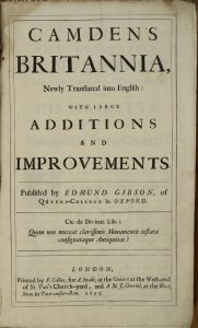 Camden's Britannia, Newly Translated into English: with large Additions and Improvements