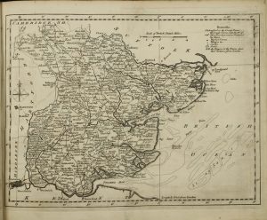 Kitchin's Pocket Atlass of the Counties of South Britain or England and Wales, drawn to scale ... being the first set of counties ever published on this plan