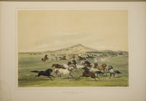 Catlin's North American Indian Portfolio. Hunting Scenes and Amusements of the Rocky Mountains and Prairies of America.