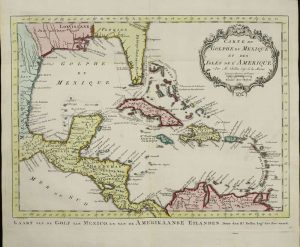 Carte du Golphe du Mexique et des Isles de l'Amerique