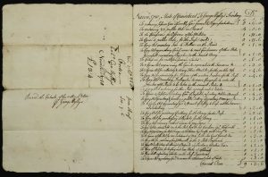 Novemr, 1780, State of Connecticut, To George Myllys Secretary