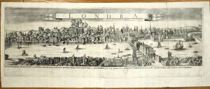 Londra. Incendio Della Gran Citta di Londra Metropoli del Regno d'Inghilterra Succaesso Adi 21 di Settembre 1666. Dal Quale in 4 Giorni fu Abbrucciata la Piu Gran Pares con Danno Inestimablile