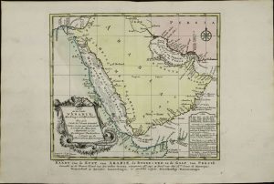 Carte de la Coste D'Arabie