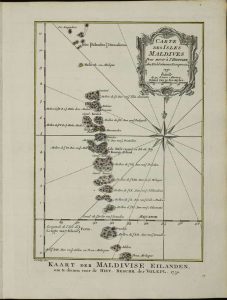 Carte des Isles Maldives