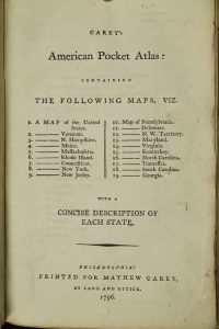 Carey's American Pocket Atlas