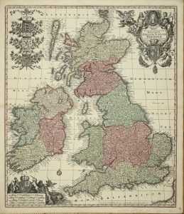 Tabula Novissima Accuratissima Regnorum Angliae, Scotiae Hiberniae