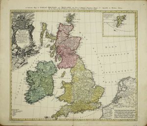 Regnorum Magnae Britanniae et Hiberniae Mappa Geographica ... A General Map of Great Britain and Ireland