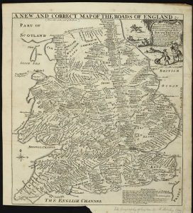 A New and Correct Map of the Roads of England