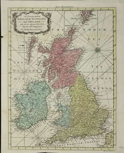 An accurate Map of England, Scotland, and Ireland, with all the adjacent Islands