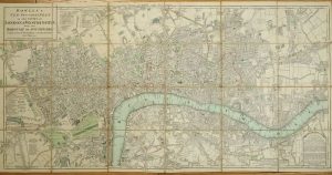 Bowles's New Two-Sheet Plan of the Cities of London & Westminster; with the Borough of Southwark