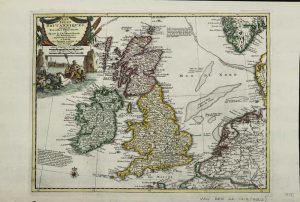 Les Isles Britanniques Suivant les Nouvelles Observations de Meessrs. de l'Acadamie Royale