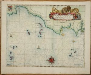 A Chart of the Sea Coastes of Barbary from the Straits Mouth to Cape de Verd