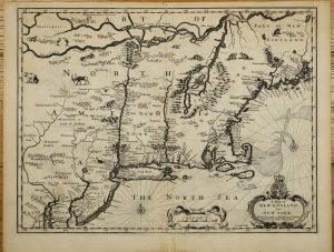 A Map of New England and New York