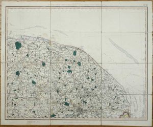 Cary's Improved Map of England & Wales, with a Considerable Portion of Scotland, Planned Upon a Scale of Two Statute Miles to One Inch