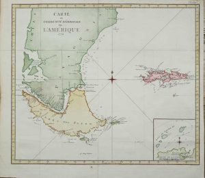 Carte de L'Extremite Meridionale de L'Amerique