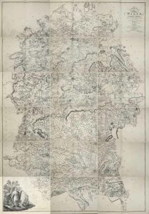A Topographical Map of the County of Wilts. Describing the Seats of the Nobility and Gentry, Turnpike and Cross Roads, Canals, etc.