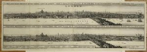 A True and Exact Prospect of the Famous Citty of London ... in its Flourishing Condition before the Fire/ Another Prospect of the Sayd Citty Taken from the Same Place as it Appeareth now after the Sad Calamitie and Destruction by Fire ...