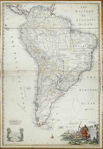 South America corrected from the Observations communicated to the Royal Society's of London & Paris