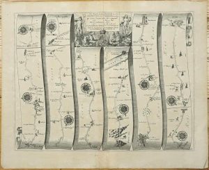 The Roads from Chelmsford [to] Maldon Raleigh in Essex [to] Gravesend in Kent ... With the branch from Canterbury to Deal by Sandwich thence to Dover