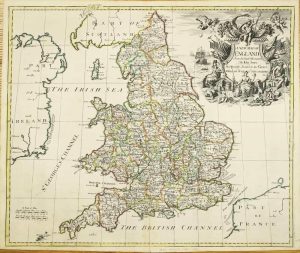 A New Map of England From the latest Observations