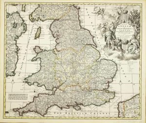 Regni Angliae et Walliae Principatus Tabula