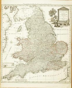Regni Angliae et Principatus Cambriae Tabula nova ad prototypon Kitchinianum