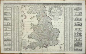 A New & Correct Map of England & Wales now called South Britain