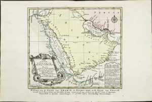 Carte de la Coste D'Arabie