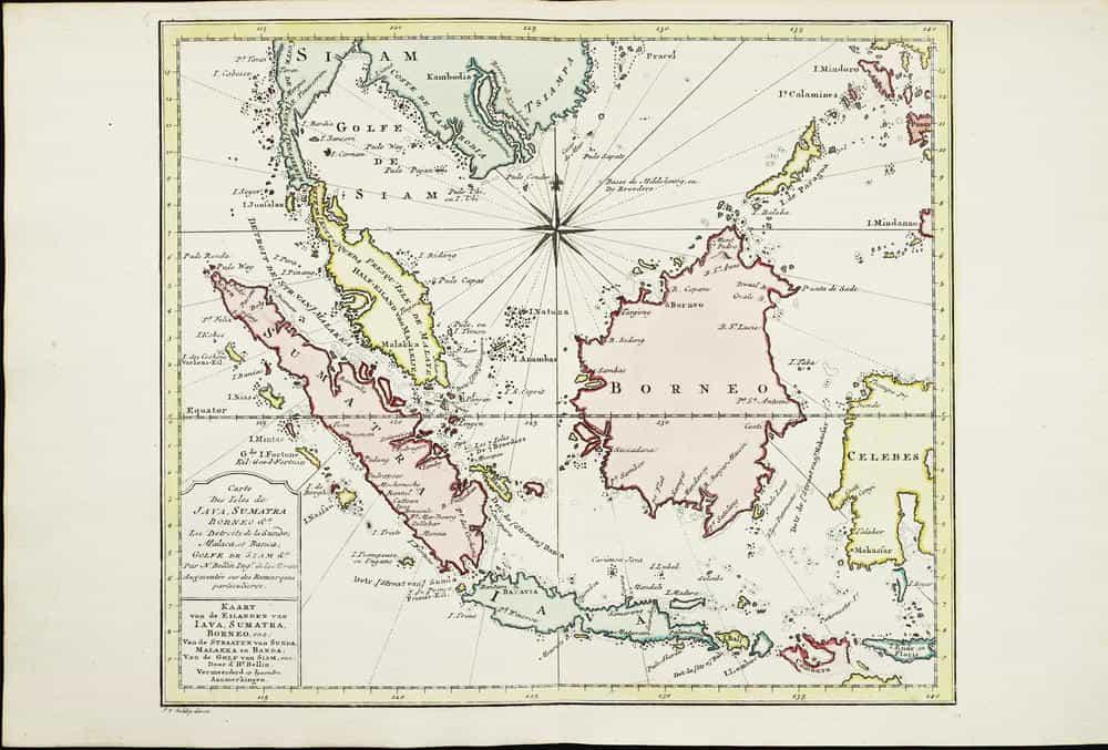 Carte des Isles de Java, Sumatra Borneo & a.