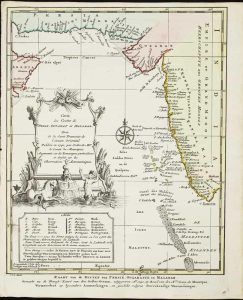 Carte des Costes de Perse, Guzarat et Malabar