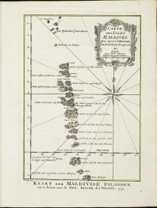 Carte des Isles Maldives