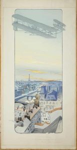 Juvisy-Paris. De Lambert sur biplan Wright-Ariel Magneto Lavalette Eisemann