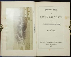 Historical Sketch of Rickmansworth and the Surrounding Parishes