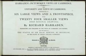 Harraden's Picturesque Views of Cambridge. The University and Town of Cambridge ...