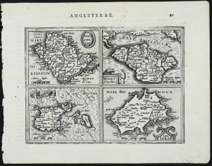 Anglesey, Ins/ Wight ol. Vectis/ Ins. Garnesey/ Ins. Iarsay