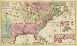 Carte de la Nouvelle France ou se voit le cours des Grandes Rivieres de S. Laurens & de Mississipi