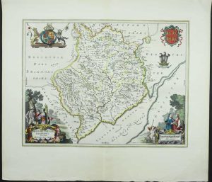 Monumethensis Comitatus Vernacule Monmouth Shire