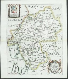 A Mapp of ye Countie of Westmorland