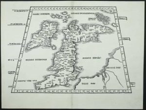 Europae Tabula prima Continet Insulam Albion, sive Britanniam & Hyberniam