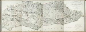 A Topographical Map for the County of Sussex
