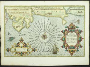 Beschrijuinghe der Zee Custen van Engelandt tusschen Pleijmouth en Porthlandt, met zijne principale ha=uenen elcx in hare gedaenten